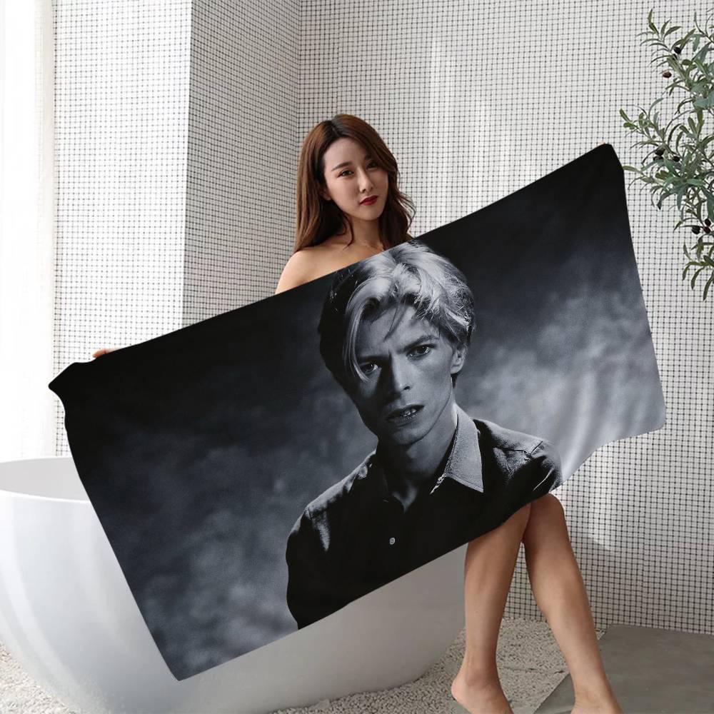 Hot Singer D-David B-Bowie Microfiber Beach Towel Absorbent Quick dry Soft Yoga Swimming Resort Mountain Climbing Towel