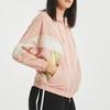 Li Ning Sports Fashion Series Loose Color Block Jacket Women Jacket Pink AFDQ264-1
