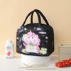 Cute 3d Cartoon Animal Pattern Thermal Lunch Box Cooler Bag Potable Insulated Bento Handbag Waterproof Picnic Food Container Bag