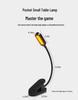USB Rechargeable LED Clip-On Reading Lamp: Eye Protection, Portable Mini Desk Light for Students and Night Reading