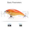 5pcs Bionic Crankbaits Fishing Pike Wobblers Sets 6cm 10g Floating Minnow Fishing Lures Kit Artificial Bait For Bass