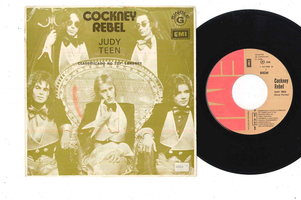 

7inch Record COCKNEY REBEL - Judy Teen 00605561 EMI UK Rock Used