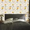 Dandelion Wallpaper White for Living Room and Bedroom 50x1000