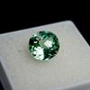 Bluish Green Sapphire Natural 3.30 Ct Round Certified Beautiful Loose Gemstone