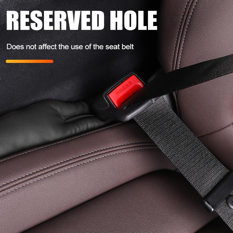 2Pcs Car Seat Gap Filler Side Seam Plug Strip Leak-proof Filling Strip Car Styling Padding Leather Leak Pads Plug Accessories