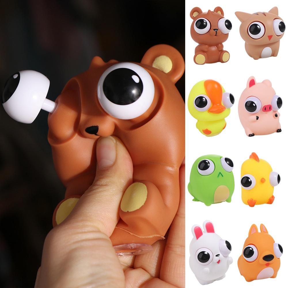 Soft Pop Stisk oka Senzorické hračky Pomalý odskok Zvířecí hračka Uvolnění stresu Hračka pro štěně Dospělý
