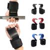 2 pezzi Ganci per Sollevamento Pesi con Polsini Fasce da Polso Cinghia da Polso Mano-Barra Gancio da Palestra Fitness Cinghia per Pesi Trazione alla Sbarra Guanti per Powerlifting