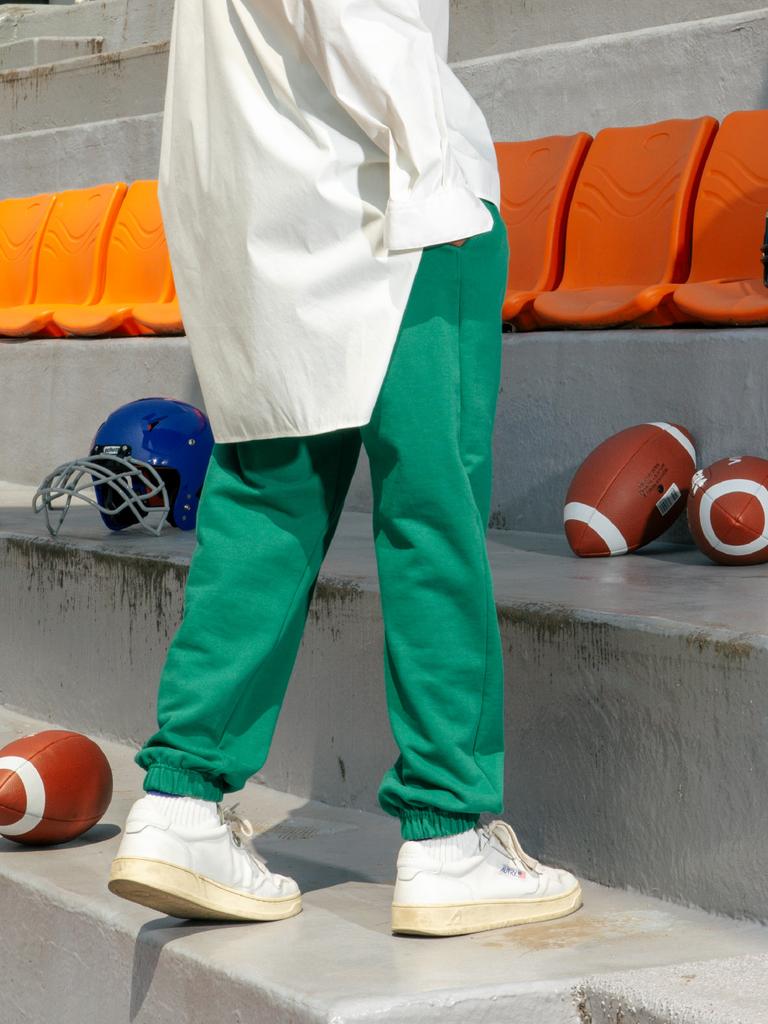 Seutyu Green Loose Jogger Pants