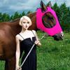 1Pcs Horse Mask Mosquito Fly Breathable Stretch Resistant Elastic Equestrian Supplies Riding Equipment