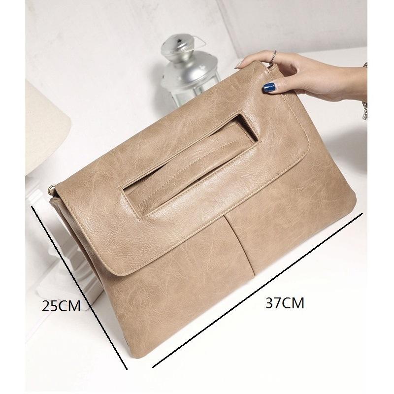 Handbag Women PU Fashion Simple Office Lady Shoulder Bag Handbag Euro-America Style High-Capacity with Shoulder Straps