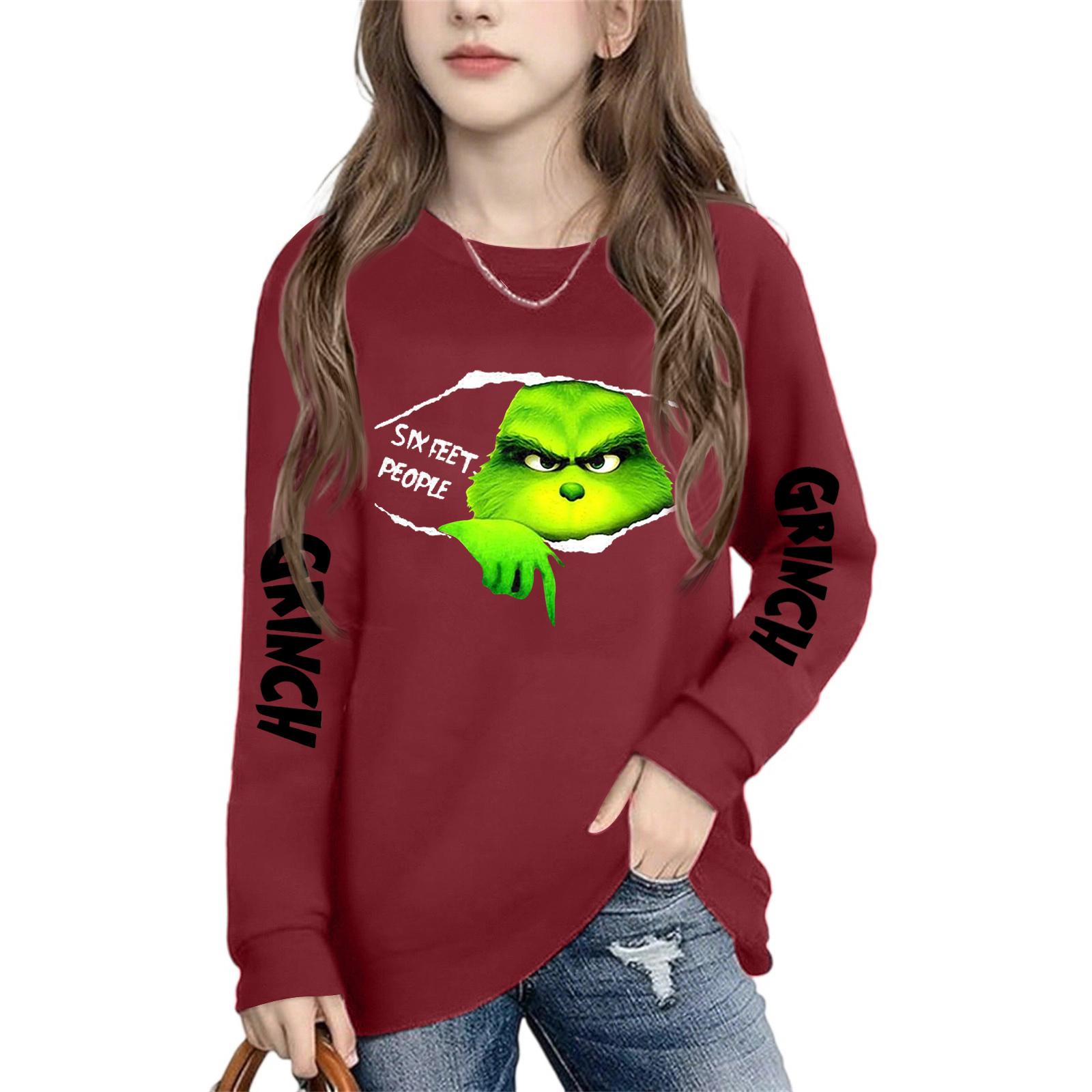 

Детские модные повседневные универсальные повседневные толстовки с круглым вырезом для мальчиков и девочек, повседневные лоскутные топы с длинными рукавами, свитшоты 110 винный