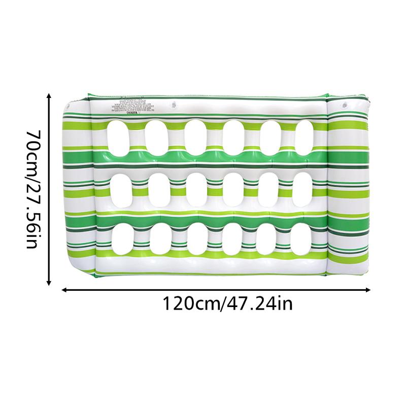 1PC Floating Raft On Water Portable PVC Floating Raft Floating Row Chair Floating Bed Creative 120x70cm