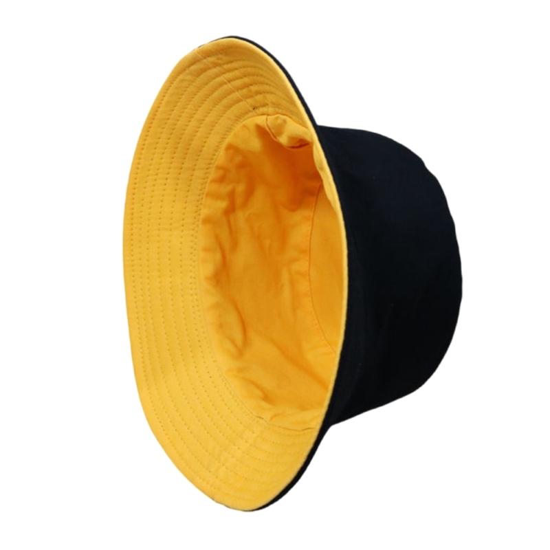 Double Side Fisherman Hat For Couples Stylish Comfortable Foldable Sun Protective Bucket Hat For Beach Vacation Wear