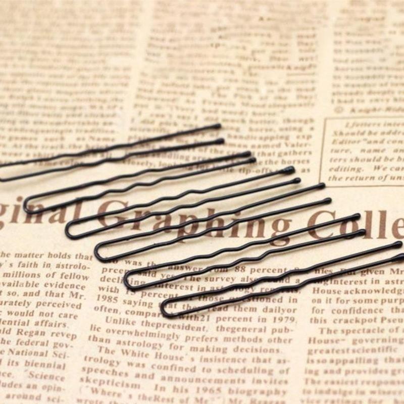 90Pcs / Set Women Ladies Round Toe U Shaped Hair Pins and Clips Bobby Pin Hair Pin Accessories 2 Colors Headpiece