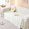 Summer Ice Silk Sofa Towel SUNFLOWER All-Inclusive Sofa Cover Dust Cover Living Room One-Piece Sofa Cover Cloth Breathable