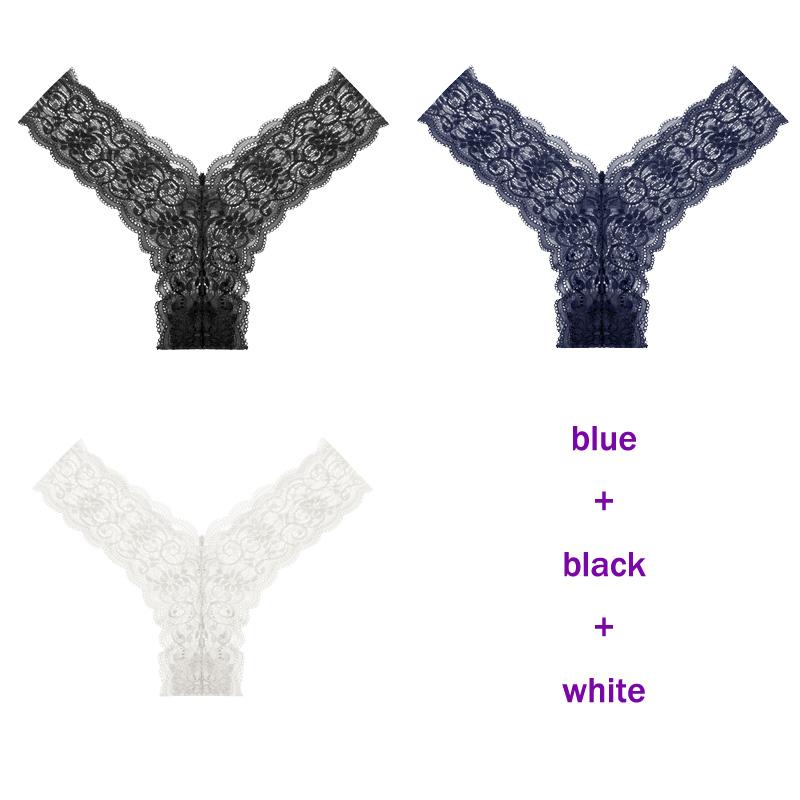 CINOON 3 Teile/los frauen höschen Transparent Low-Taille Unterhose Aushöhlen Tanga Weibliche Nahtlose G-String Sexy Unterwäsche Spitze Dessous panty