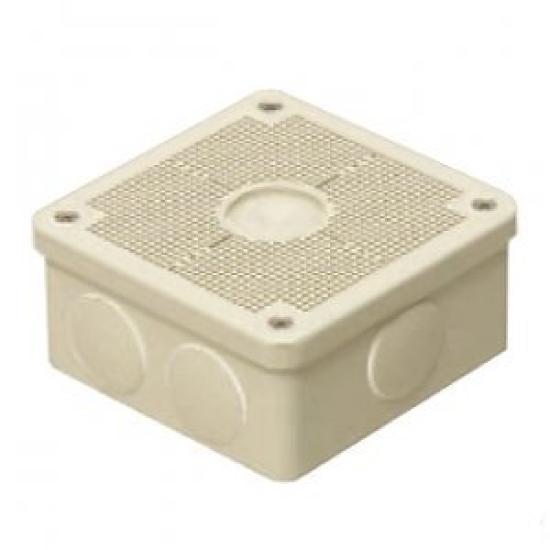 

Mirai Industry PV4B-ANF Exposed Square Security Camera Mounting Box, Color Choice, with or without Male Thread Cap, Milky White (with Cap)
