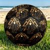 Black Adam Print Size 5 Soccer Ball, PU Wear Resistant Football for Match Training and Daily Practice, Birthday Gift for Soccer Fans