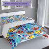 3pcs Paw Patrol characters pattern bedding set duvet cover set includes duvet cover &pillowcases, perfect all season bedroom decoration & gift