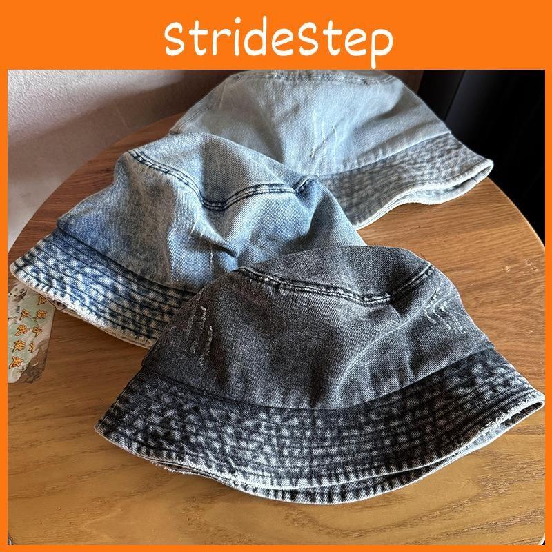 Cap Fisherman Denim With Uv Protection And Water Wash Finish For Women Gift