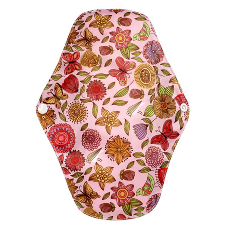 Sanitary Reusable Towels Pads Women Bamboo Cloth Washable Menstrual Safety Pads
