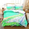 Game VOEZ Bettwäsche-Set, Einzelbett, Doppelbett, Queensize-Bett, Kingsize-Bett, Schlafzimmer für Erwachsene und Kinder, Bettbezug-Set, 3D-Druck, Anime-Bettlaken-Set
