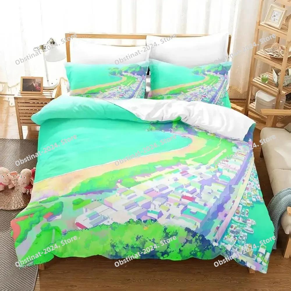 Game VOEZ Bettwäsche-Set, Einzelbett, Doppelbett, Queensize-Bett, Kingsize-Bett, Schlafzimmer für Erwachsene und Kinder, Bettbezug-Set, 3D-Druck, Anime-Bettlaken-Set
