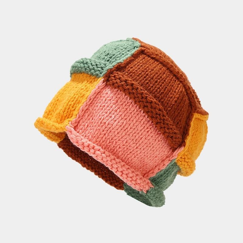 Knit Beanie Hat For Women With Handcrafted Edge Winter Warmth For Fashion Enthusiasts Caramel