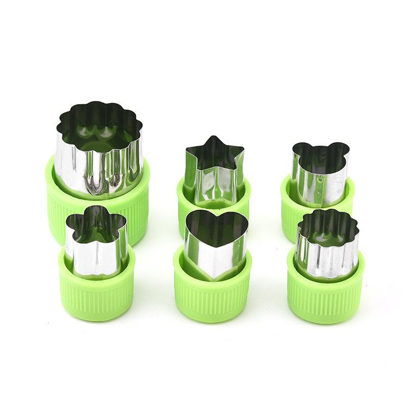 Stainless Steel Baby Food Cutter & Cookie Stamp - Farfalle, Vegetable, Fruit, Sausage, Wonton Mold