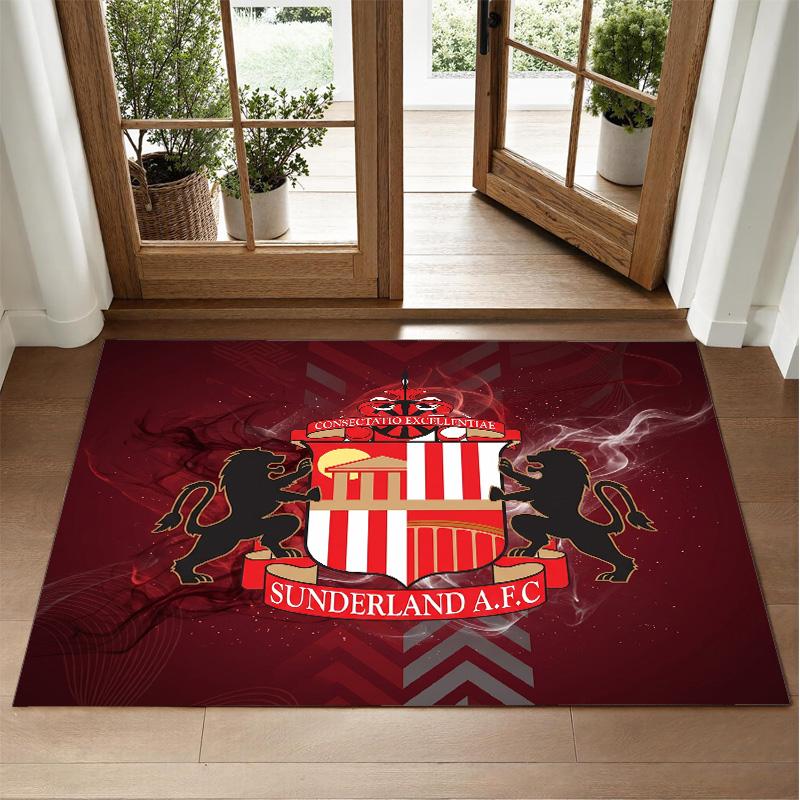 Sunderland Design Crystal Velvet Rug Soft Decorative Mat for Bedroom Entrance