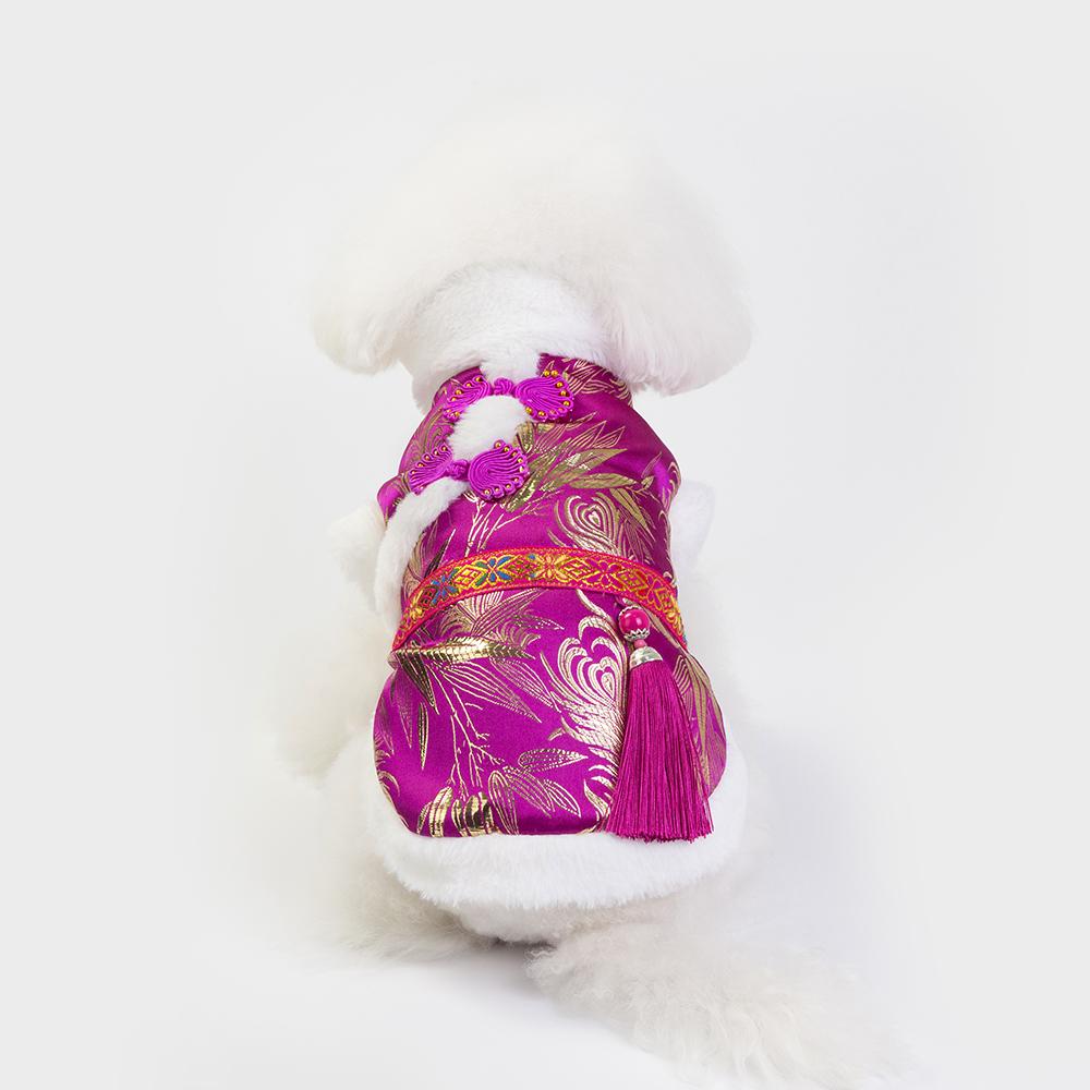 Chinese New Year Dog Costume Pet Clothes Tang Suit Cat Dog Clothing Puppy Coat