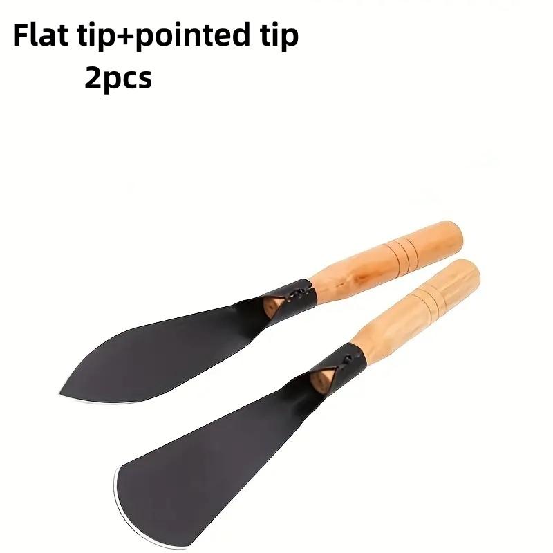 

2 шт. Металлические садовые лопатки - ручные лопаты для копки, пересадки, посадки и прополки