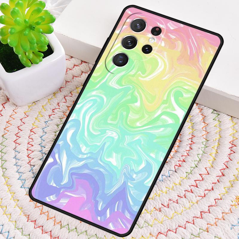 Trippy Pastel Color TPU Phone Case For Samsung Galaxy note 10 pro S26 S25 S24 S23 S22 Ultra Plus S21 FE S20 Shockproof Cover