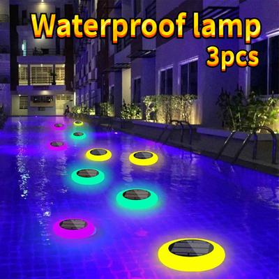 3PCS Solar Außenleuchten Bewegungsmelder Solar Wandleuchte Wasserdicht Notfall Wasserdicht Für Schwimmbecken Licht Straße Garten Veranda
