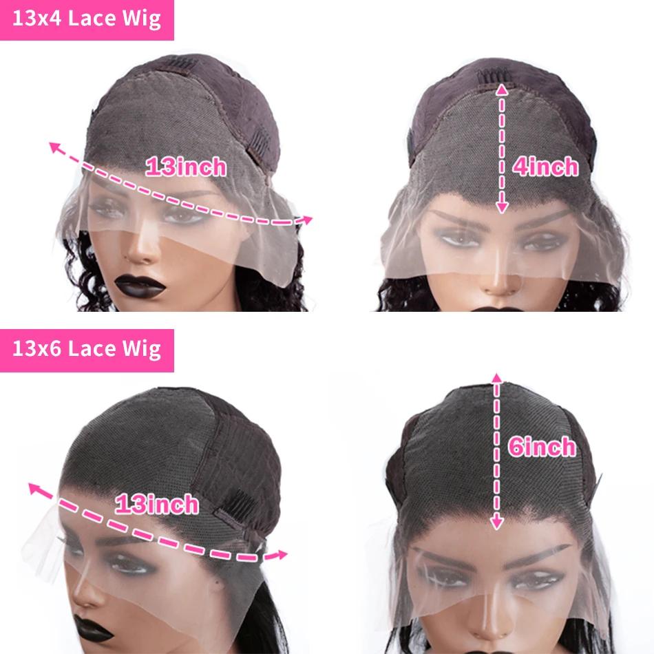 5*5 Glueless Lace Wigs Virgin Straight Human Hair Wear And Go Lace Frontal Wigs 13x4 HD Transparent Pre-Cut Lace Front Wigs