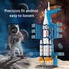 Children's Toy Building Blocks Large Space Rocket Children's Puzzle Assembly Gift Box Small Particle Assembly Gift for Boys