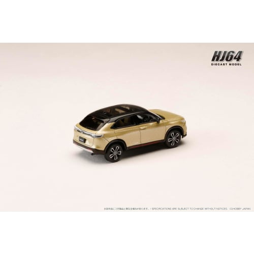 HJ64 1/64 Scale Honda VEZEL E: HEV PLaY Sand Khaki Pearl Finished Model HJ642071K