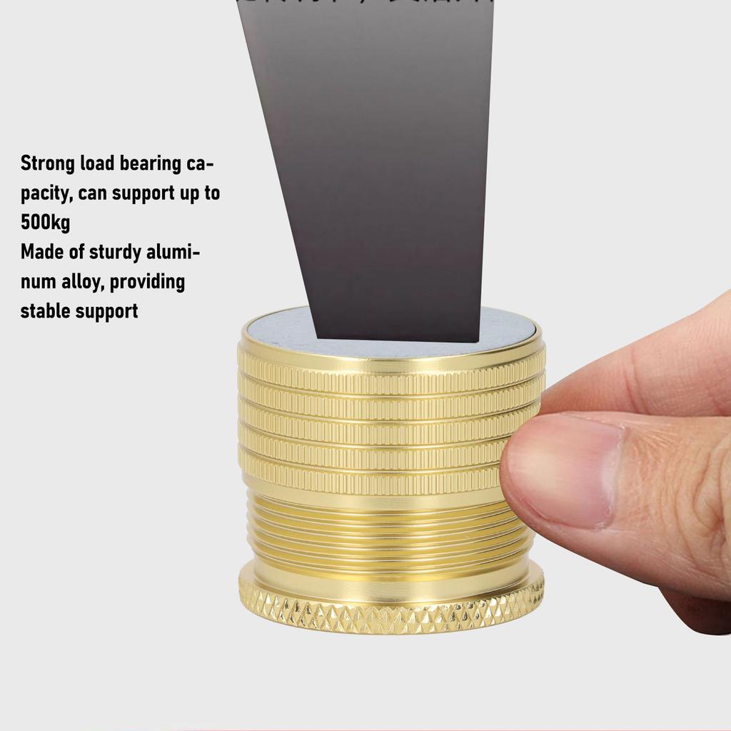 Furniture Riser 23-37mm Adjustable 50-500kg Load Bearing Aluminum Alloy Bed Sofa Table Riser Support Leg Furniture Riser