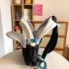 Rucksack für Damen Große Kapazität Neuer Stil Studentenschulranzen für Damen Mittelschüler Kontrastrucksack Lässiger Leichter Schulranzen