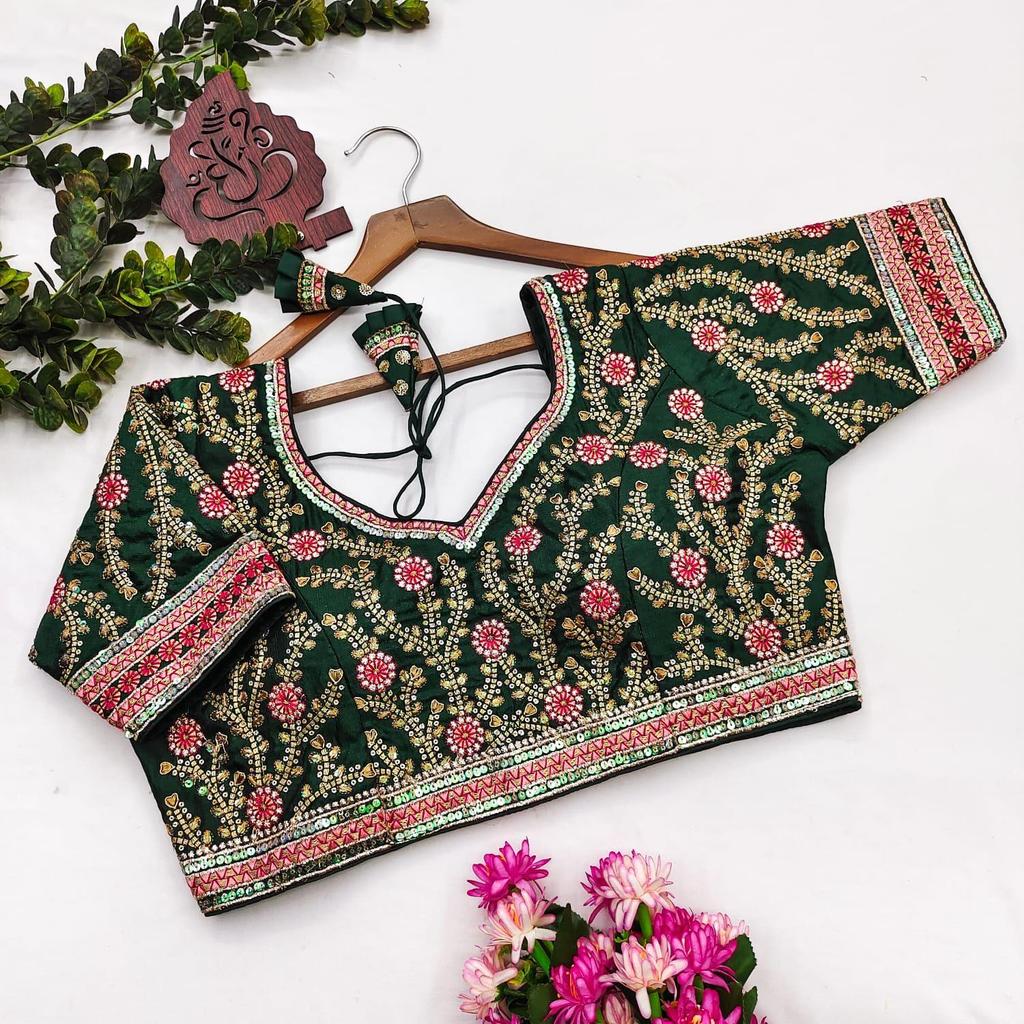 Heavy bridal wedding Saree Blouse