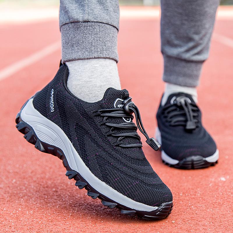 Zhang Kaili Non-slip Spring/Fall Sports Shoes for Middle-aged and Elderly - Soft Sole Men s and Women s Walking Shoes 41