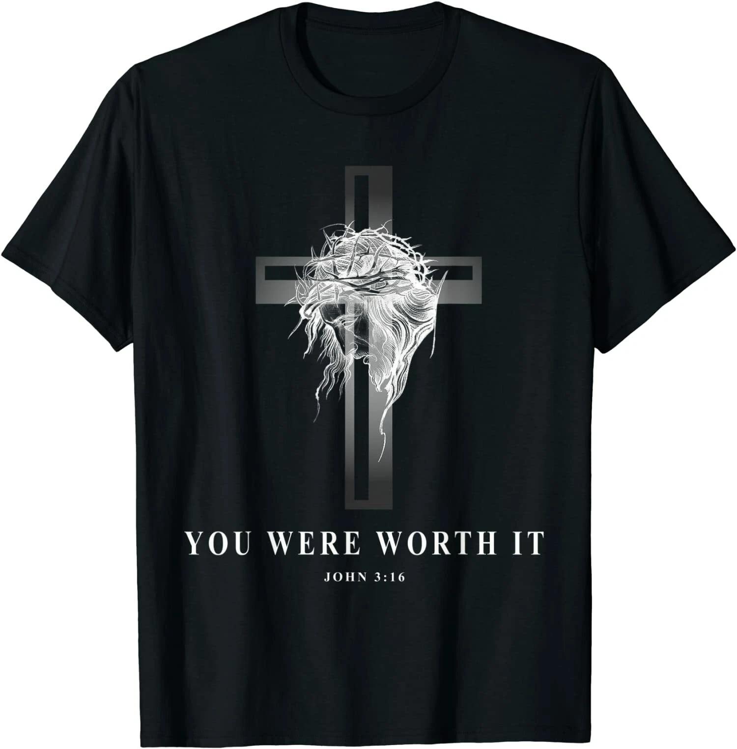 NEW LIMITED You Were Worth It Christian Premium Great Gift Idea T-Shirt S-5XL XXL