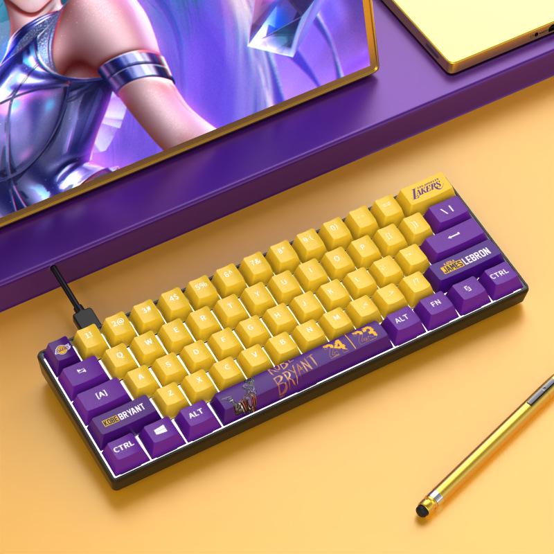 61-Key Mechanical Mini Keyboard for Gaming & Office - Blue, Black, Brown, Red Switches