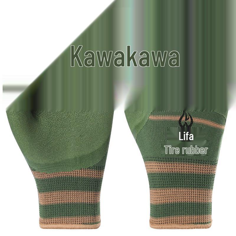 Work-Resistant Non-Slip Latex Gloves for Construction