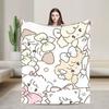 MiKKOS Super Soft Blankets Girls Boys Plush Bedding Throws Fashion Living Room Flannel Bedspread Sofa Bed Cover