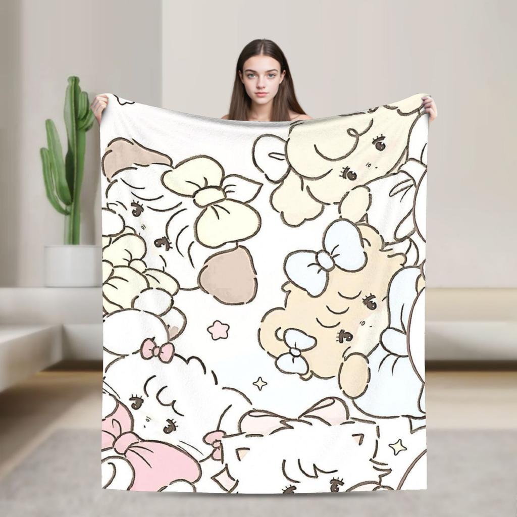 MiKKOS Super Soft Blankets Girls Boys Plush Bedding Throws Fashion Living Room Flannel Bedspread Sofa Bed Cover