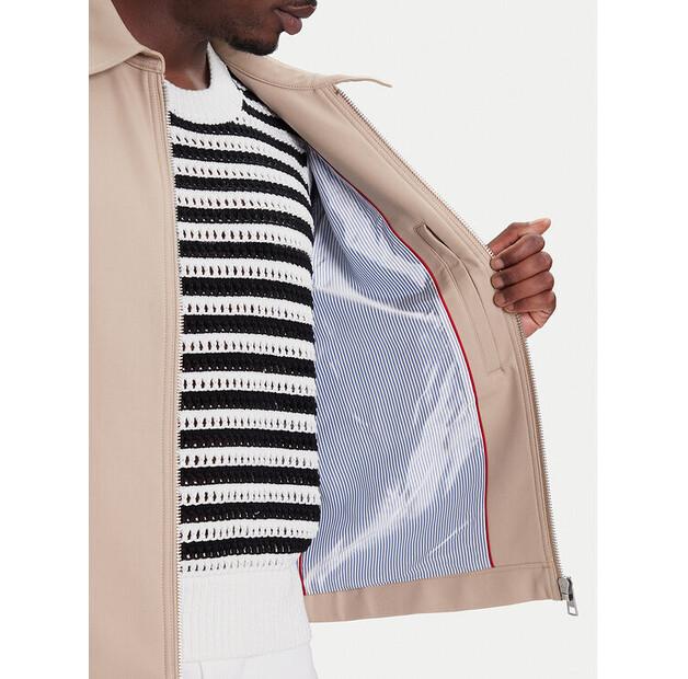 Demiseason Jacket Tommy Hilfiger F1 Movie Mechanics MW0MW41370 Beige Color, Standard Fit