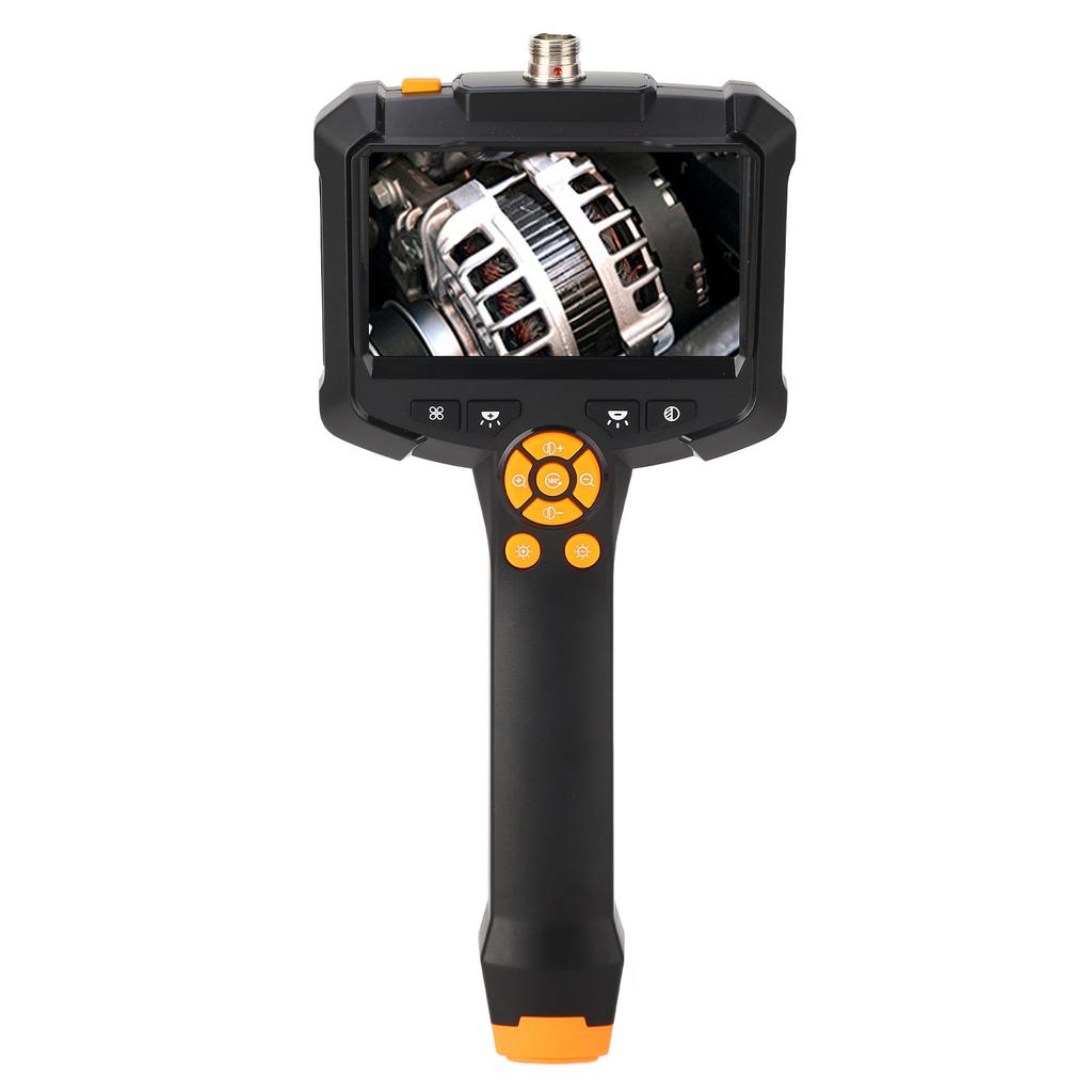 4.3in Endoscope Camera LCD Display Water Resistant 1080P HD Inspection Camera with 8 LED Lights for Tube Car Repair