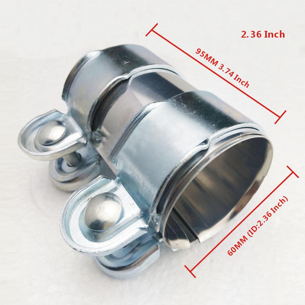 Fascetta Universale per Tubo di Scarico Fascetta per Tubo di Coda di Scarico Fascetta per Tubo Silenziatore per Tubo di Scarico Tubo di Coda Pluviali Accessori Auto