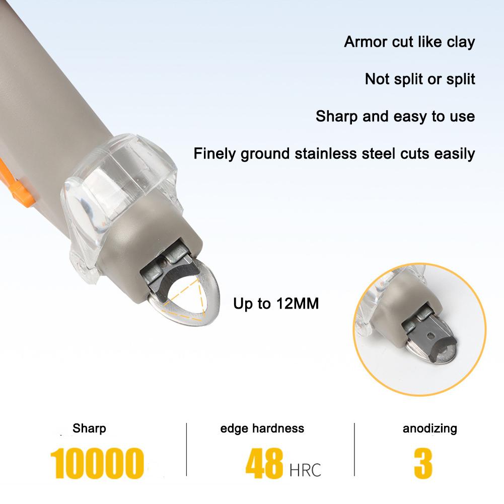 Professional Pet Nail Clippers with LED Light Cat Dog Toenail Trimmer with Safety Guard Sharp Stainless Steel Grooming Scissors
